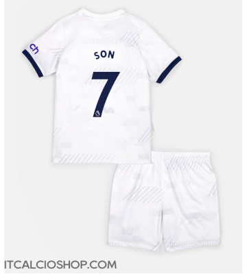 Tottenham Hotspur Son Heung-min #7 Prima Maglia Bambino 2023-24 Manica Corta (+ Pantaloni corti)